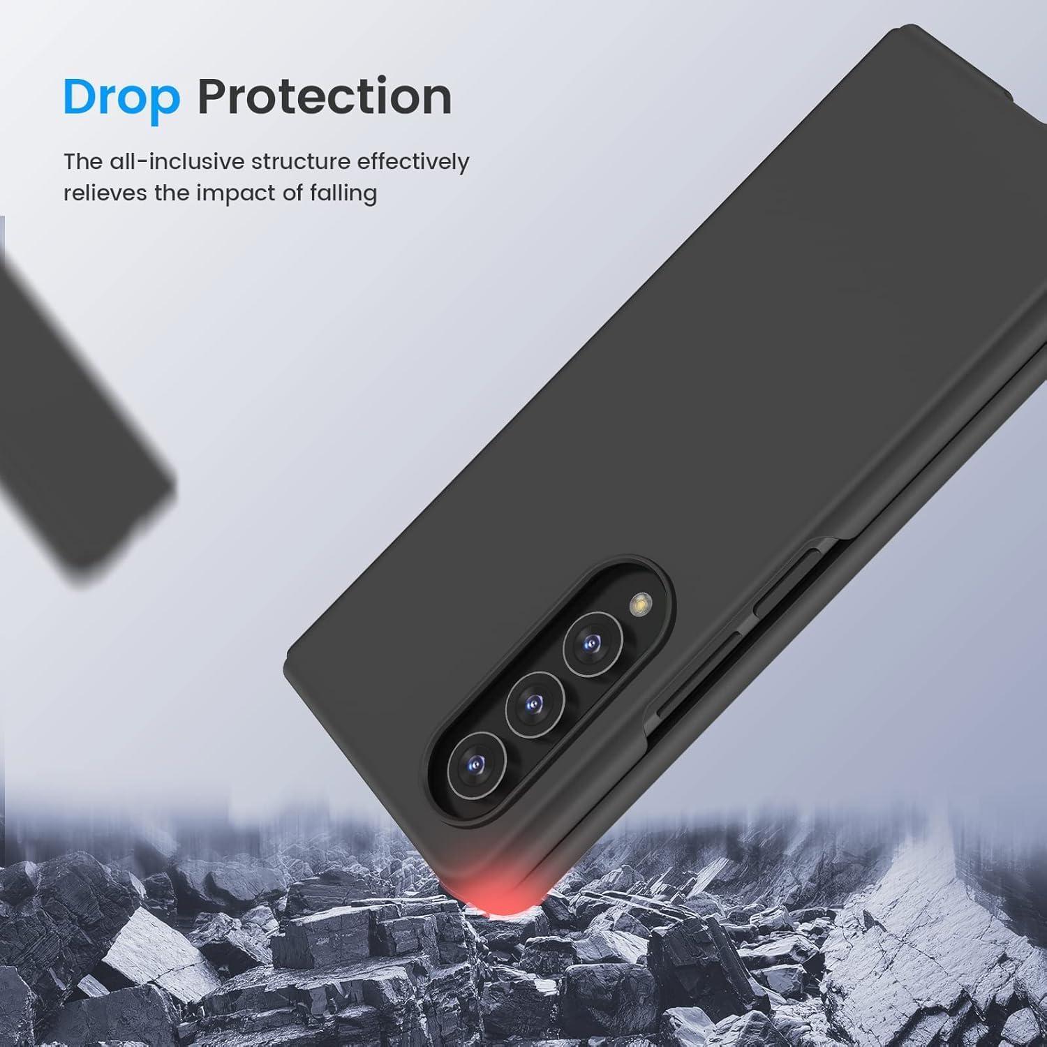 Funda Ruky para Samsung Galaxy Z Fold 4 con Protector Privado