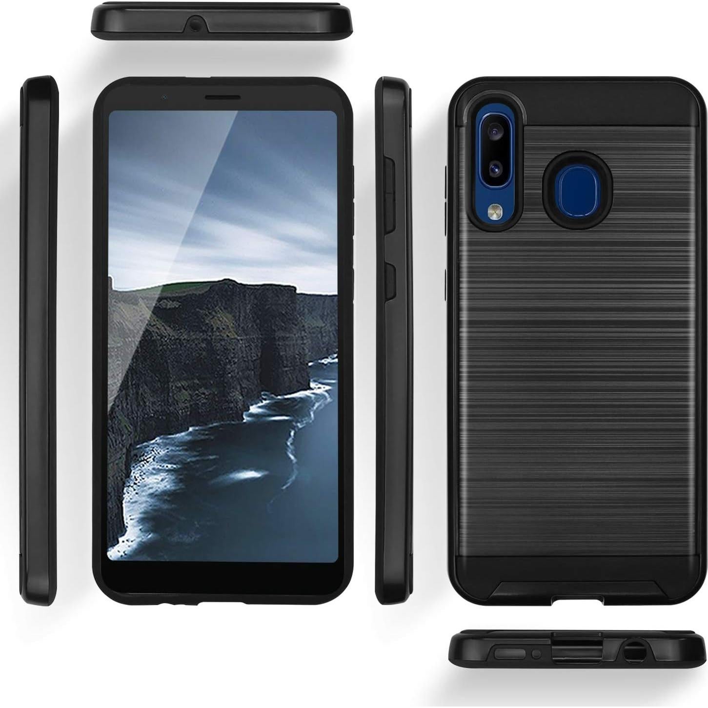 Funda TJS Alcatel 3V 2019/5032W a Prueba de Golpes Azul
