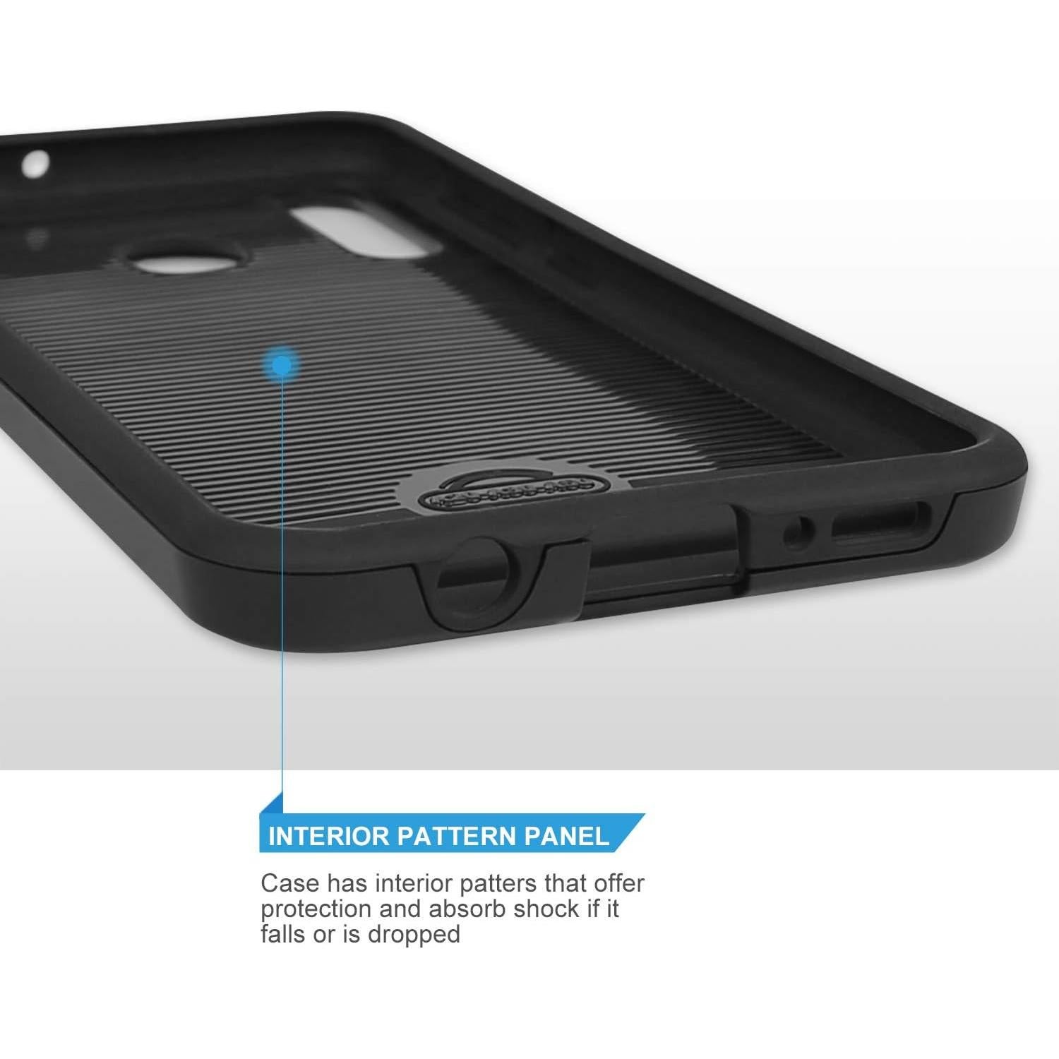 Funda TJS Alcatel 3V 2019/5032W a Prueba de Golpes Azul