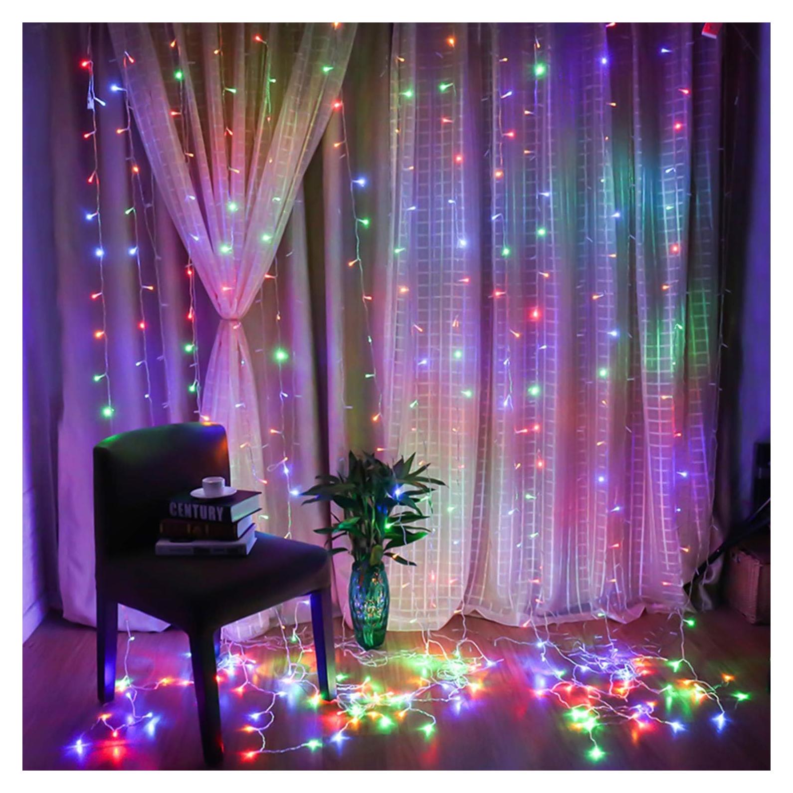 Luces de Cuerda LED Brightown 300 Multicolor 3m con Control Remoto