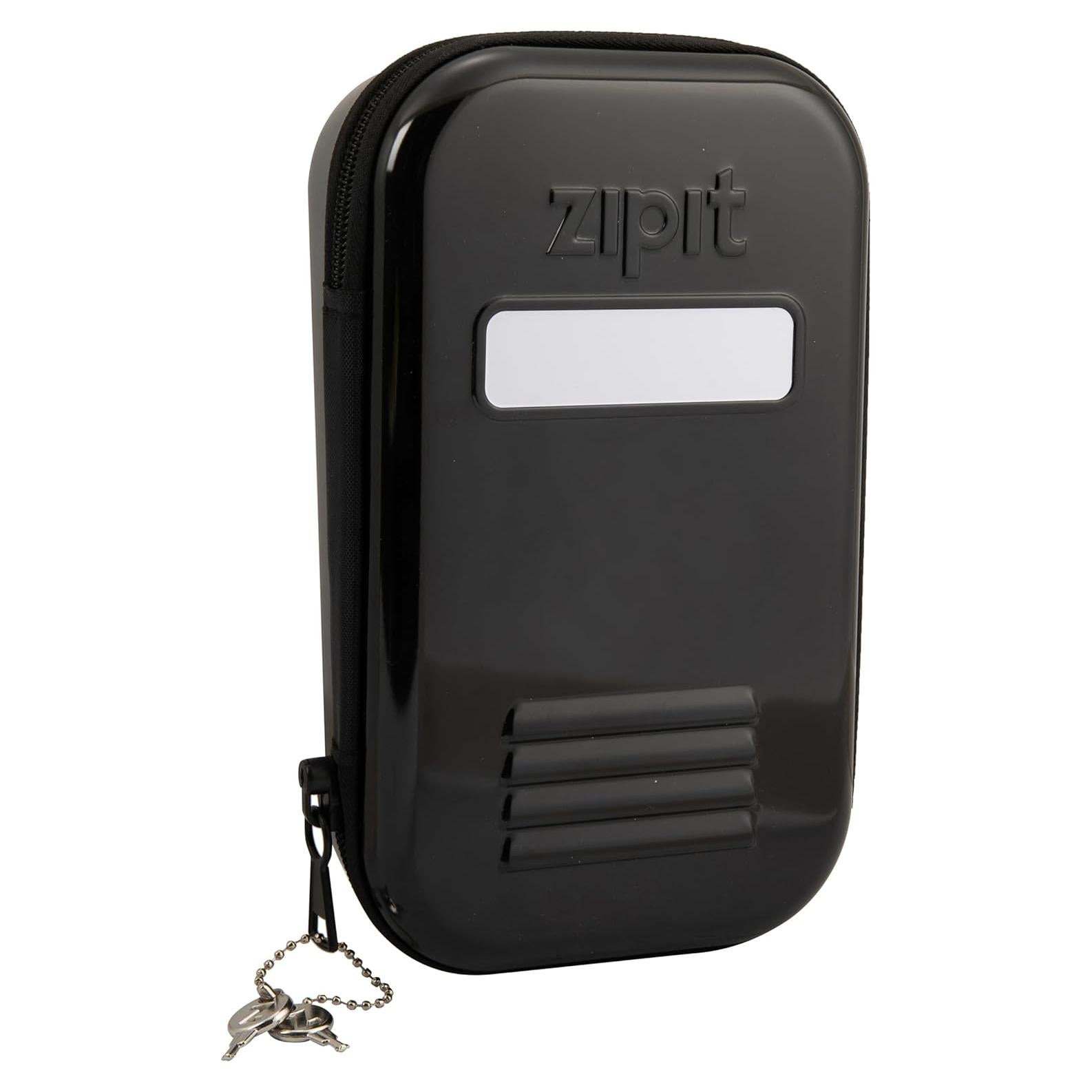 Estuche de Lápices ZIPIT Lock Negro 22.4x13.5cm Cerrable