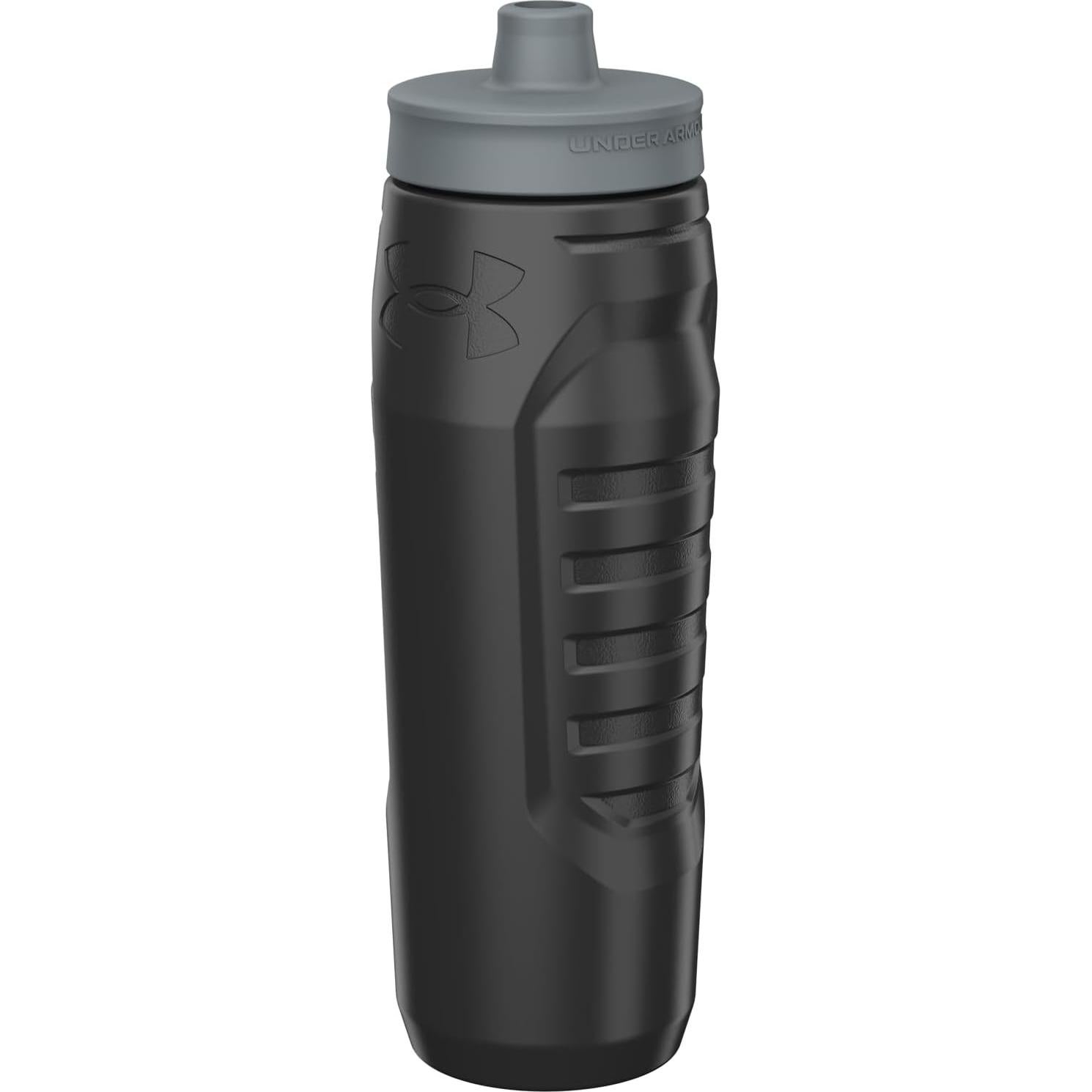 Botella de Agua Squeeze Under Armour 32 oz Negra Deportiva