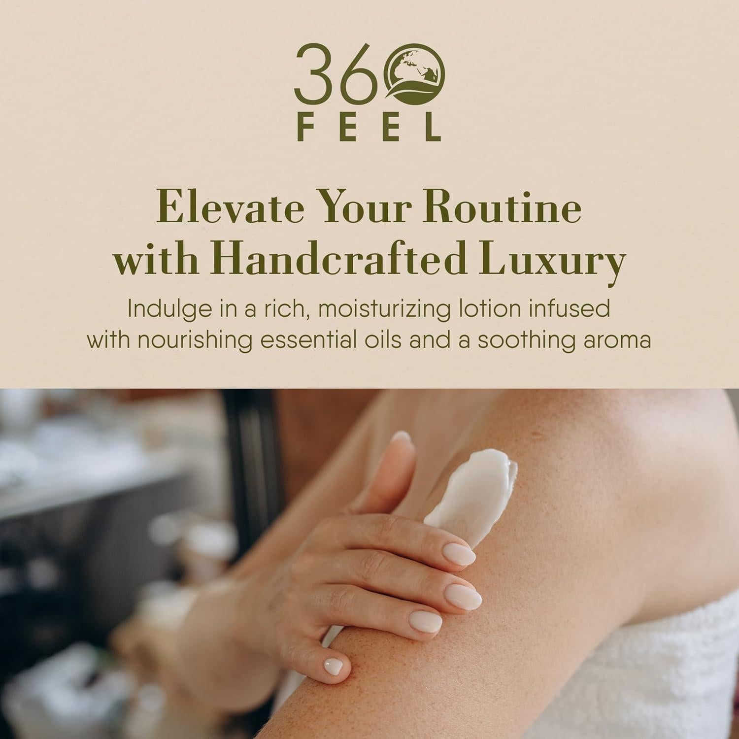 Loción Corporal 360Feel Bay Rum 118ml - Hidratante Natural