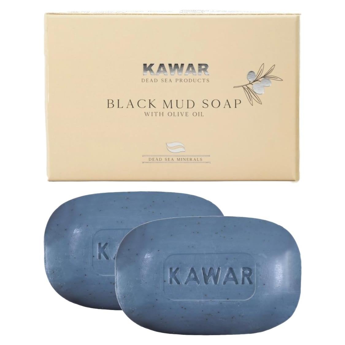 Jabón de Barro Negro KAWAR del Mar Muerto 119g - Vegano