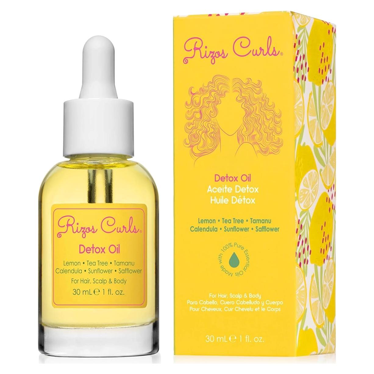 Aceite Detox Rizos Curls 28.35 g - Equilibra Cuero Cabelludo