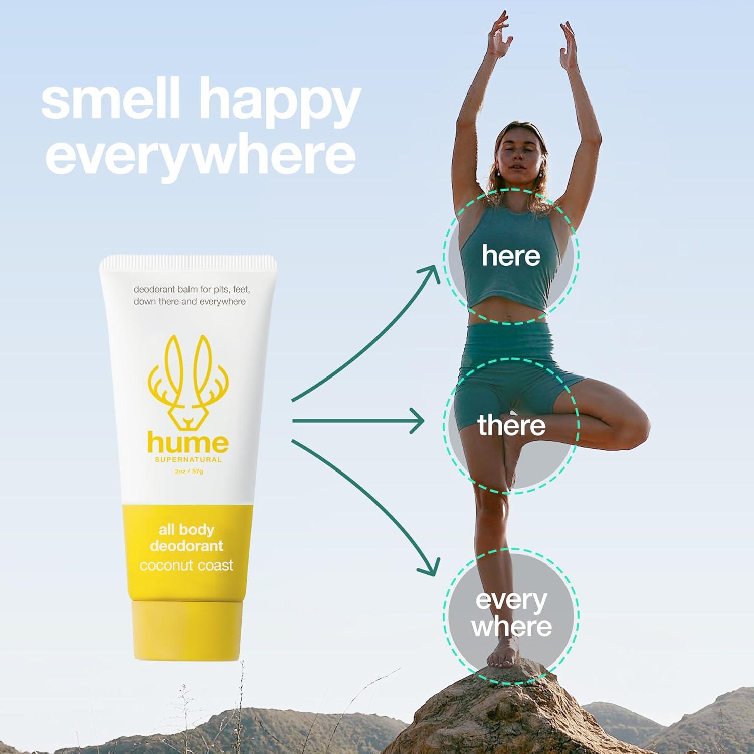 Desodorante Hume Supernatural Todo el Cuerpo 59g - Sin Aluminio