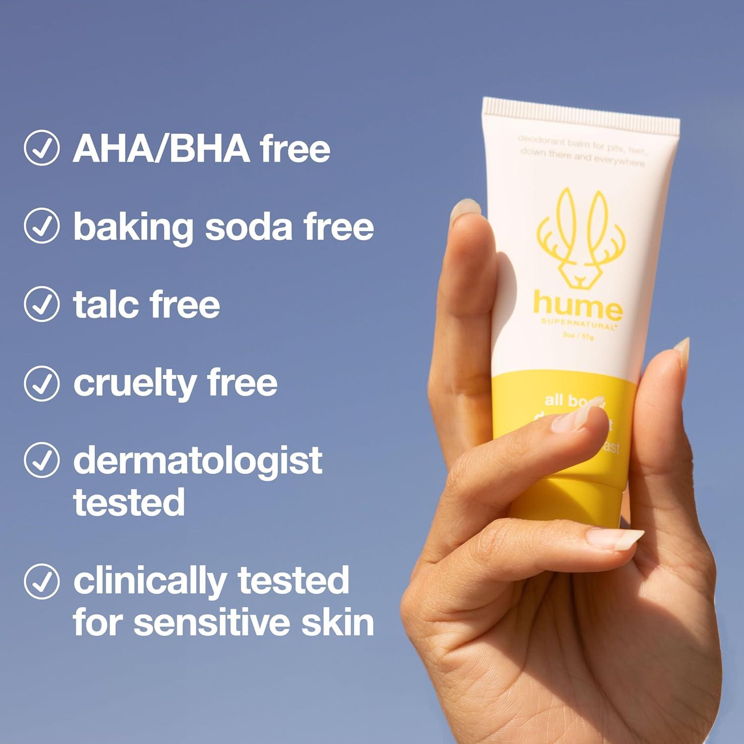 Desodorante Hume Supernatural Todo el Cuerpo 59g - Sin Aluminio