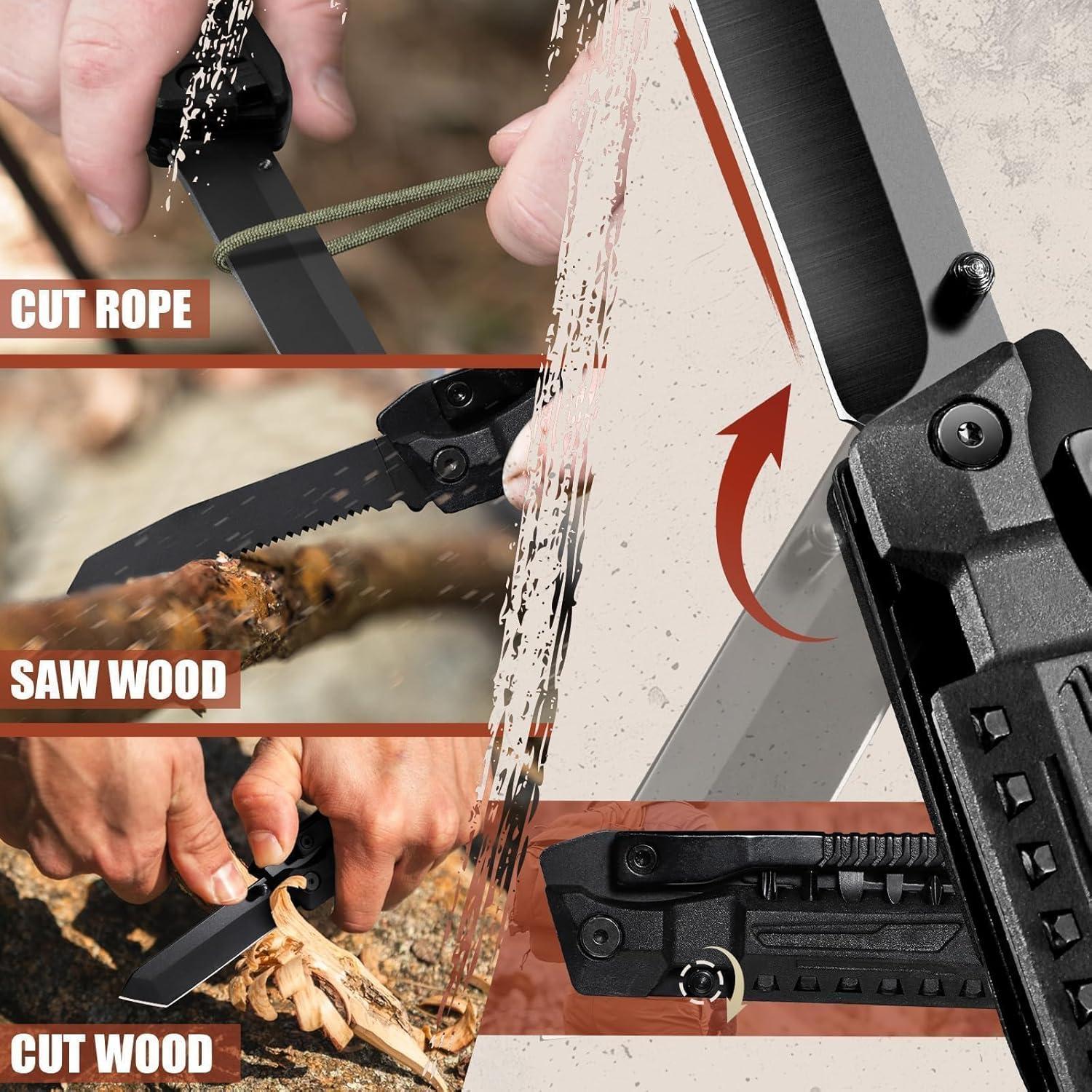 Cuchillo Multiherramienta Freelander 19 en 1 con Clip