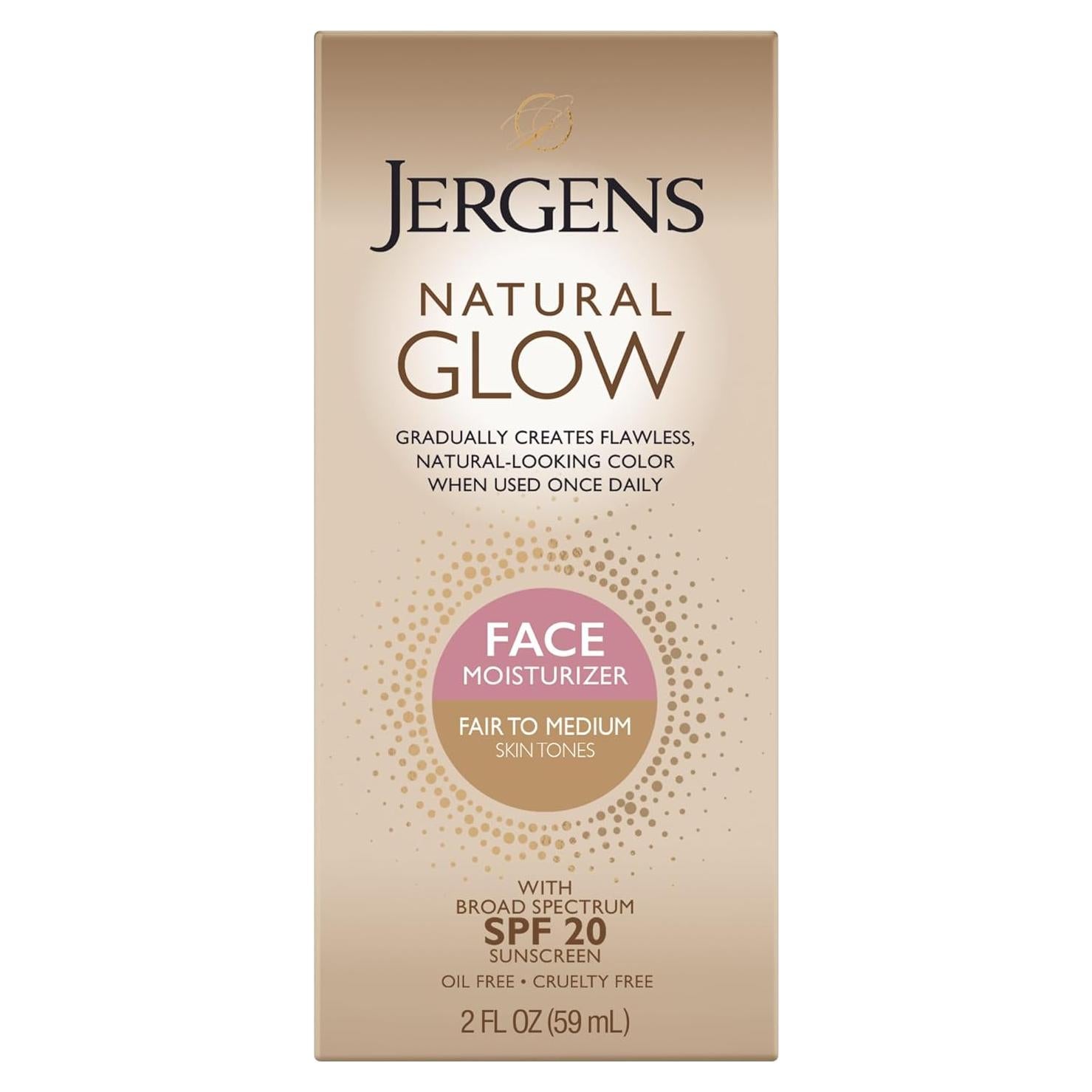 Hidratante Facial Jergens Natural Glow SPF 20 59 ml