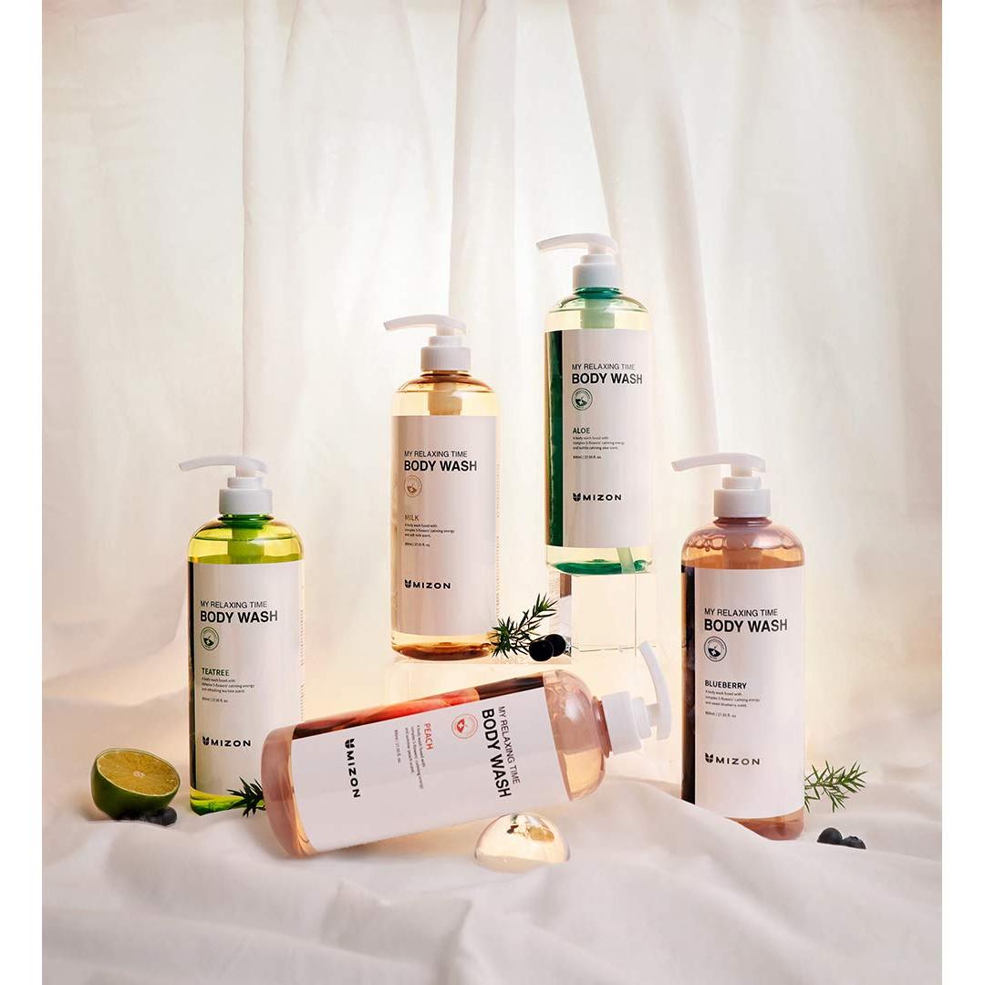 Gel de Ducha MIZON Aloe Vera 765 g - Hidratación y Suavidad