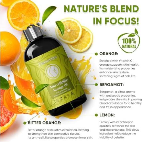 Aceite de Masaje Anticelulitis 250ml Natural Essence