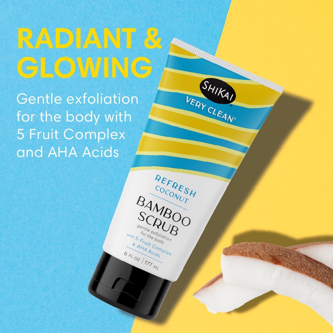 Exfoliante Corporal de Bambú ShiKai 170 g Coco Refrescante