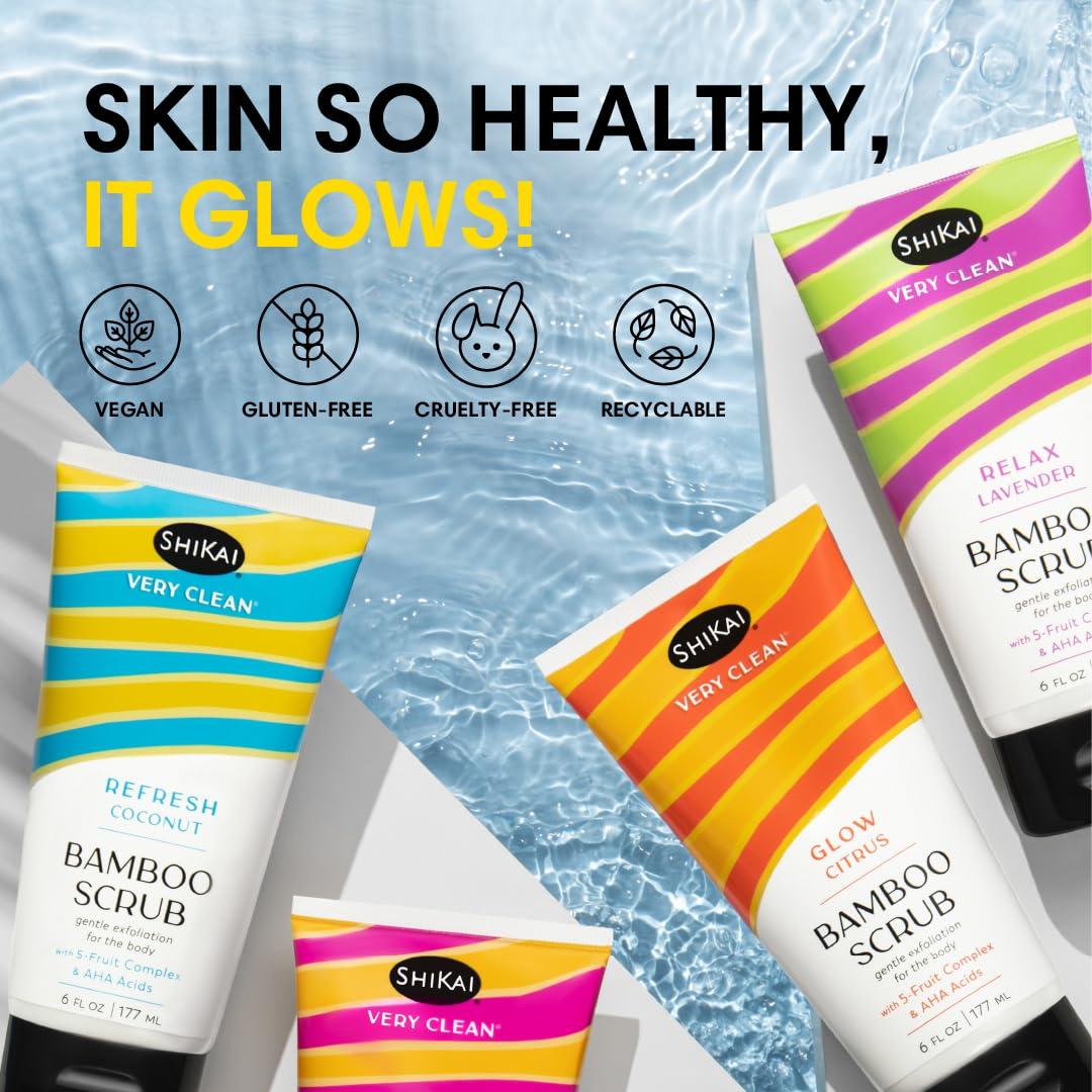 Exfoliante Corporal de Bambú ShiKai 170 g Coco Refrescante