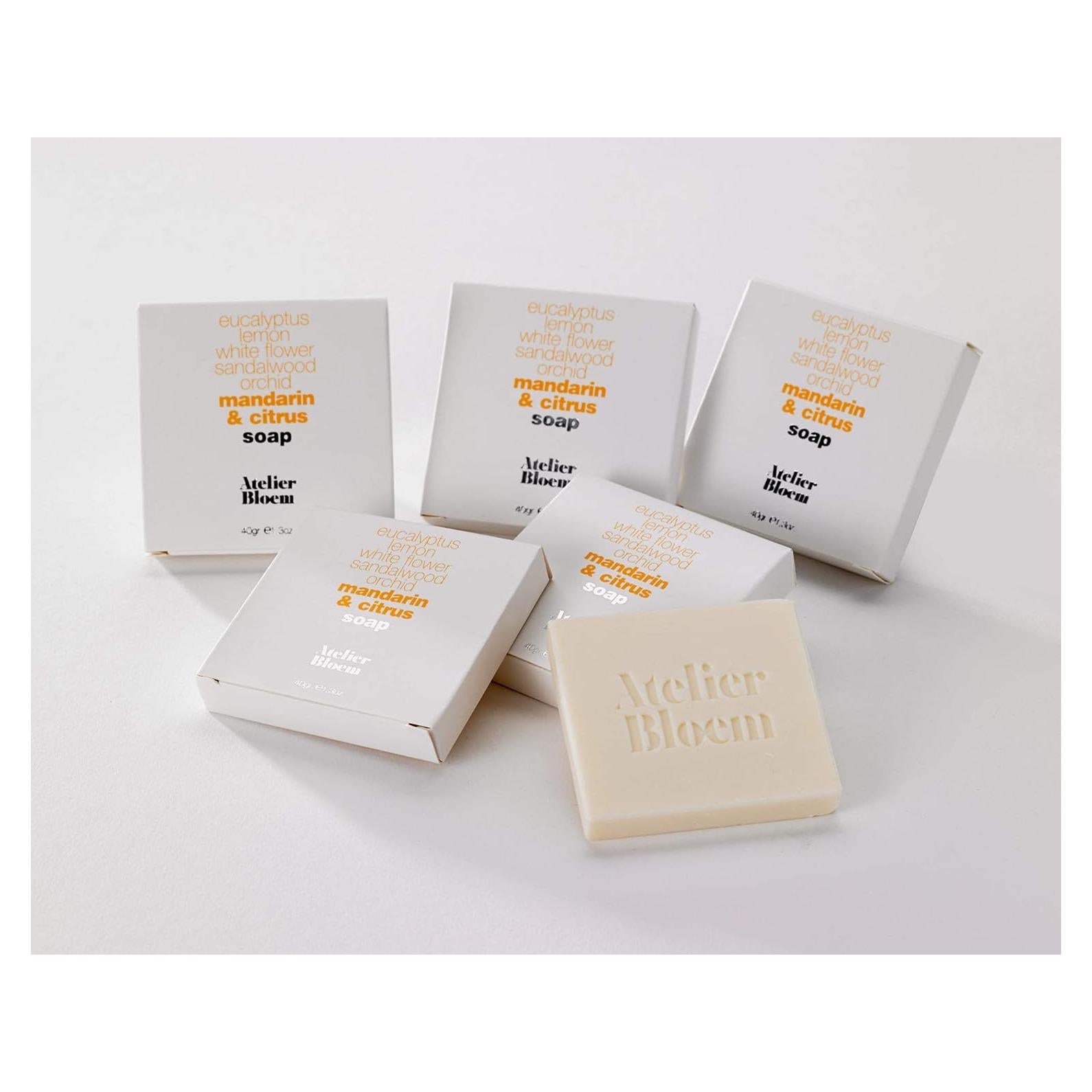 Jabón de Mano y Cuerpo Mandarina Atelier Bloem - 5 Barras 36.8g