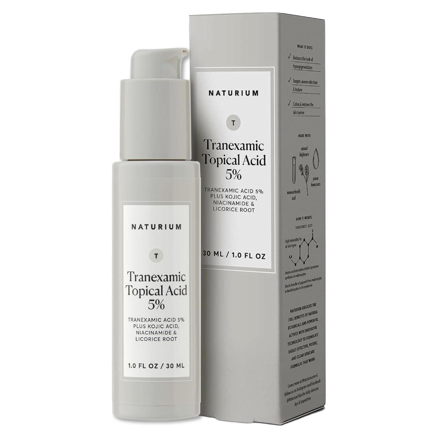 Ácido Tranexámico Tópico Naturium 5% - Cuidado Facial 28.35 g