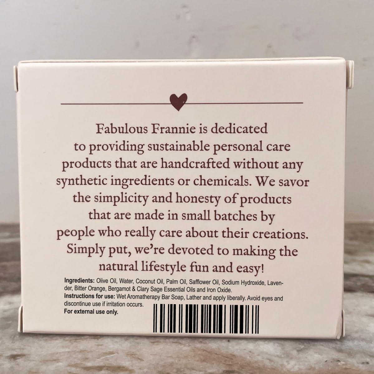 Jabón Artesanal Fabuloso Frannie Aceites Esenciales 226.8g