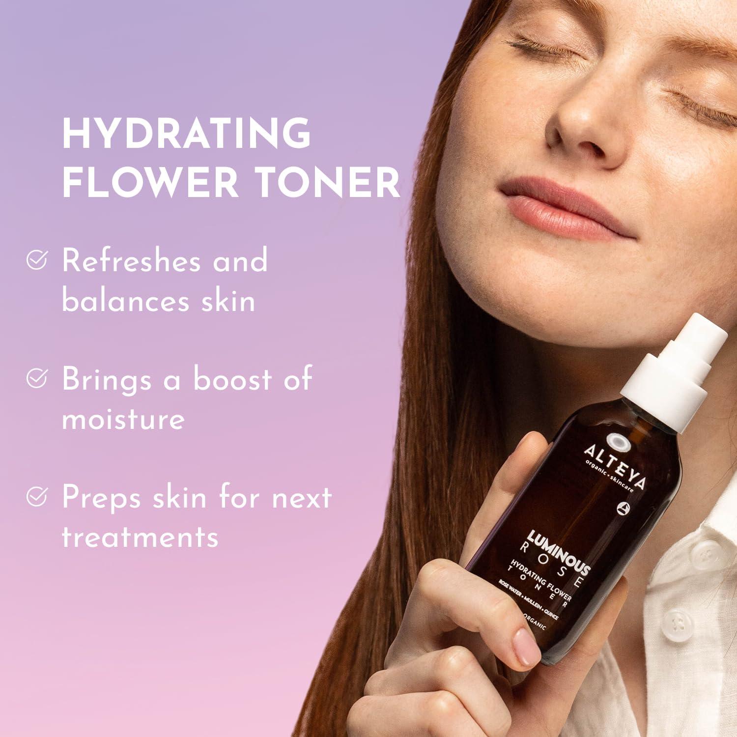 Tónico Hidratante Orgánico Alteya 120 mL - Purificante y Revitalizante