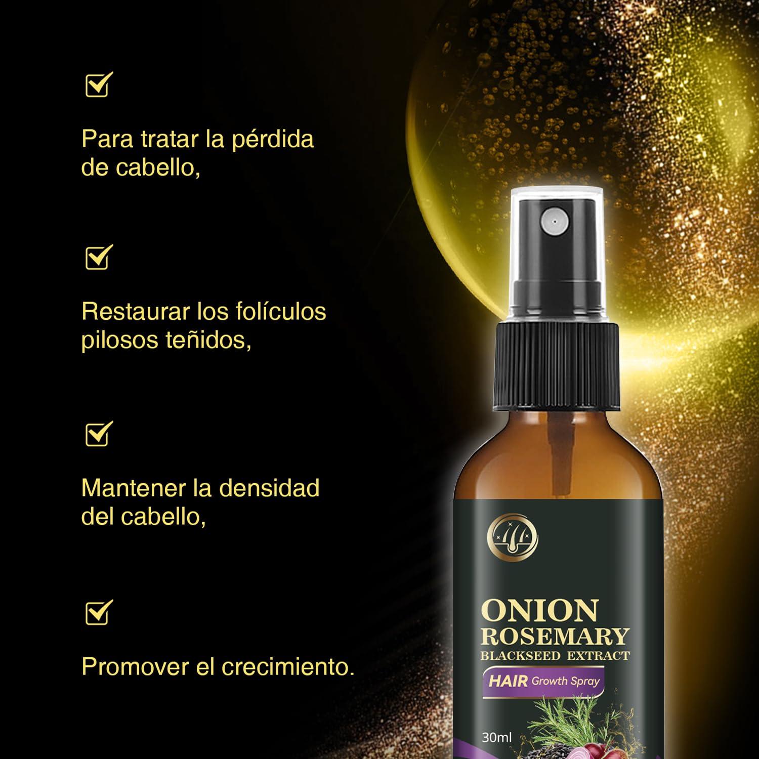 Spray Crecimiento Cabello 3 en 1 Linedson 30ml Romero Cebolla