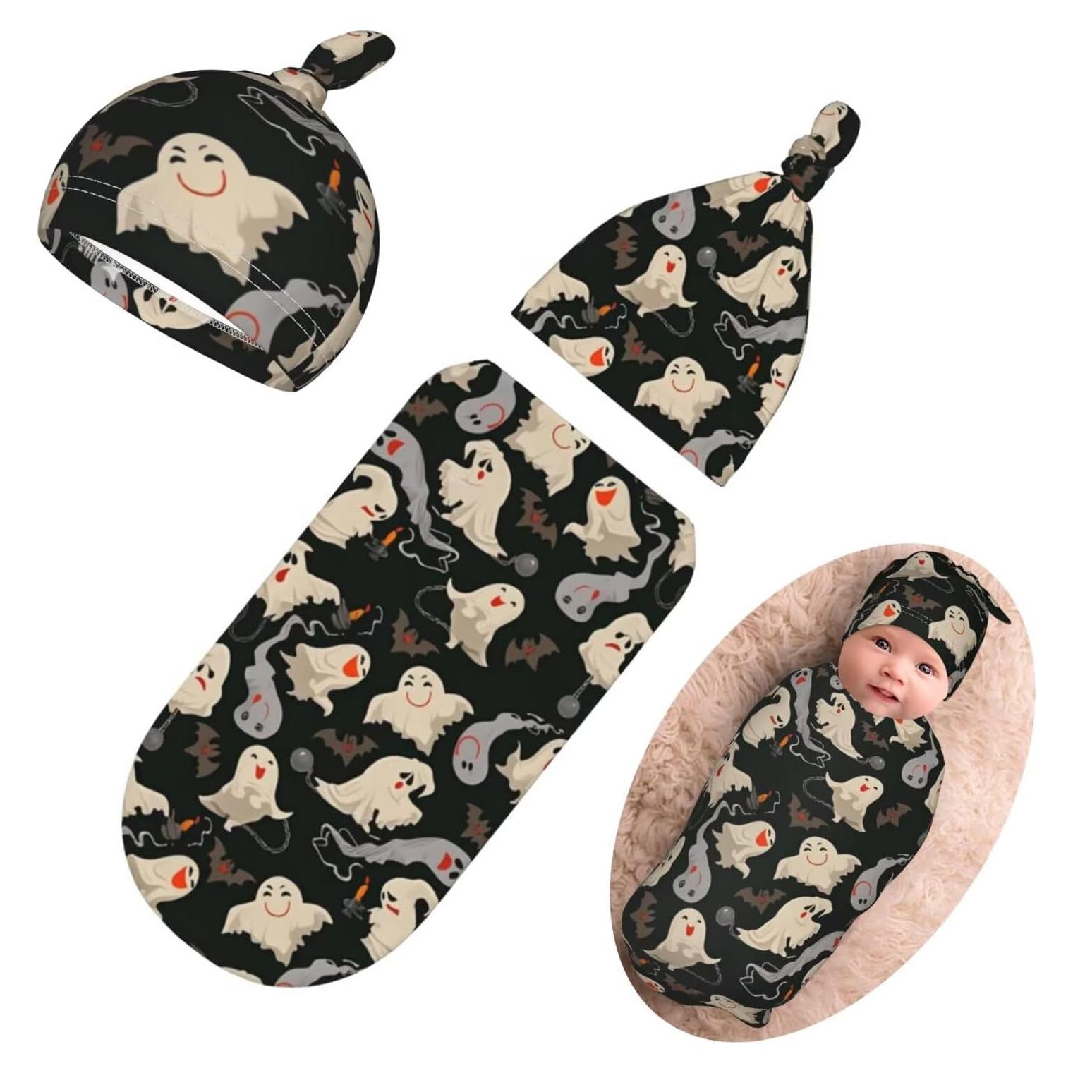 Manta de Envueltos para Recién Nacidos DTYYFBSN Hallowmas