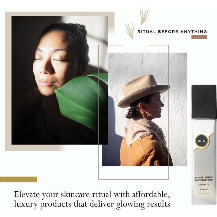 Hidratante Vegano Iluminador RBA Skincare 59 ml - Antienvejecimiento