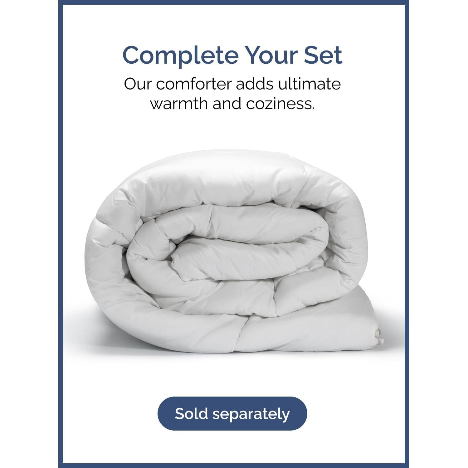 Juego de Sábanas Twin CGK Unlimited Microfibra 3 Piezas Blanco