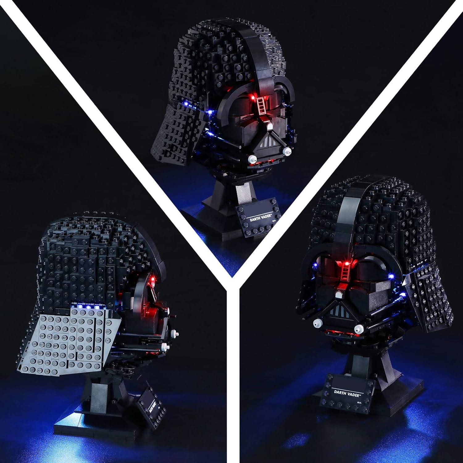 Kit de luces LED para casco Darth Vader Lego 75304