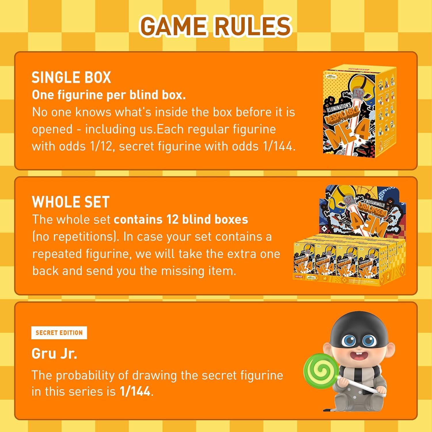 Figuras coleccionables Despicable Me POP MART - Caja ciega