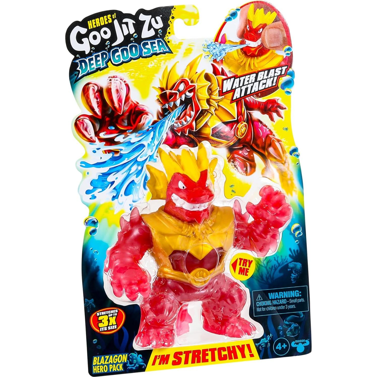 Héroe Blazagon de Goo Jit Zu Deep Goo Sea - Juguete Elástico 50cm