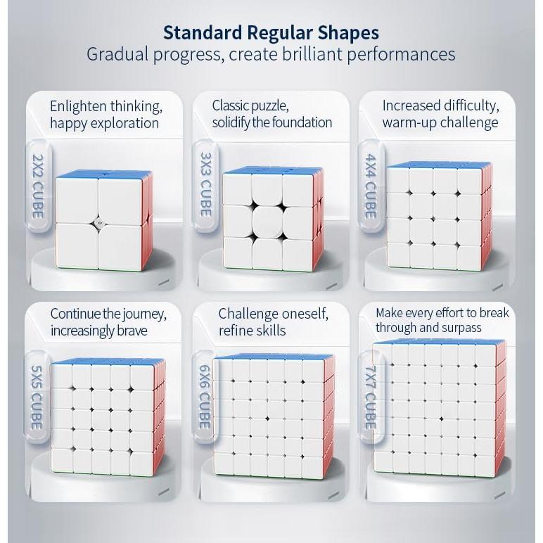 Set de Cubos de Velocidad Cuberspeed MFJS WCA 2x2 a 7x7