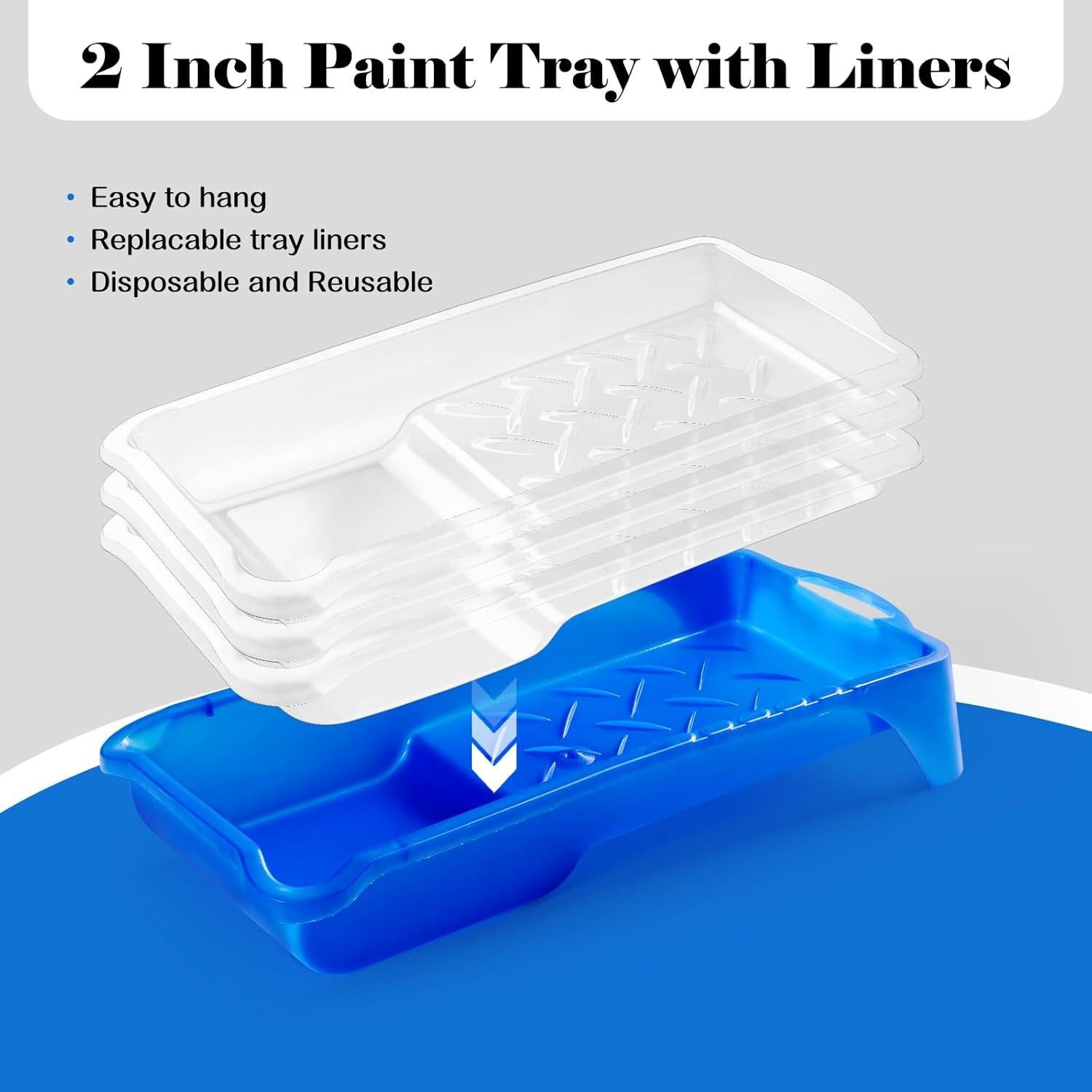 Kit de Rodillos de Pintura Mister Rui 25 Piezas 2" Espuma