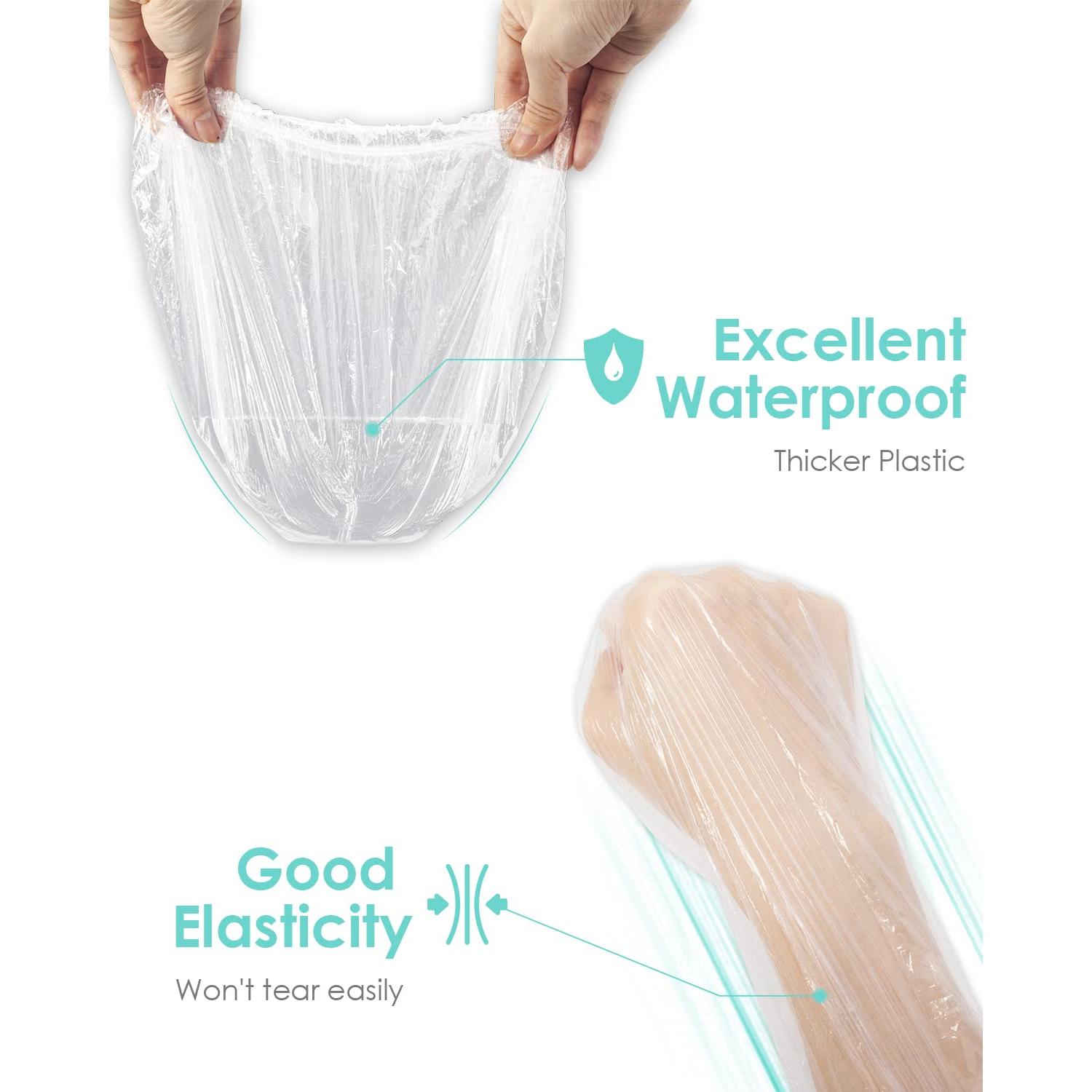 Gorras de Ducha Desechables Auban 30 Piezas Impermeables