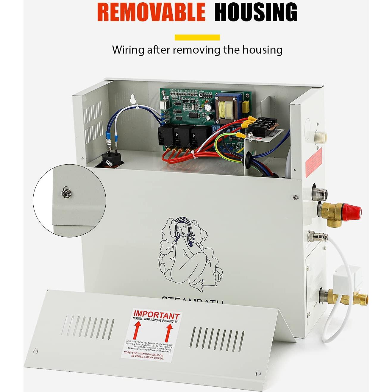 Generador de Vapor CGOLDENWALL 10.5KW para Ducha de Vapor