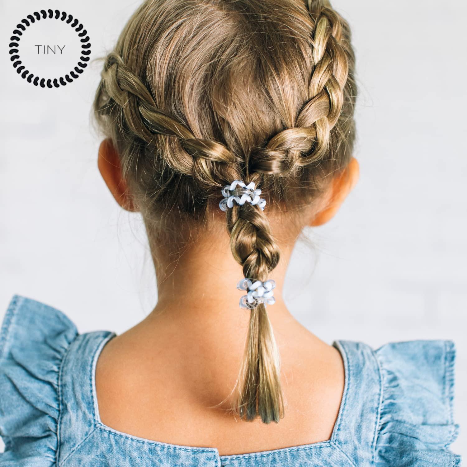 TELETIES Mini Espirales para Cabello - Fuerte Sujeción, 5 Unidades