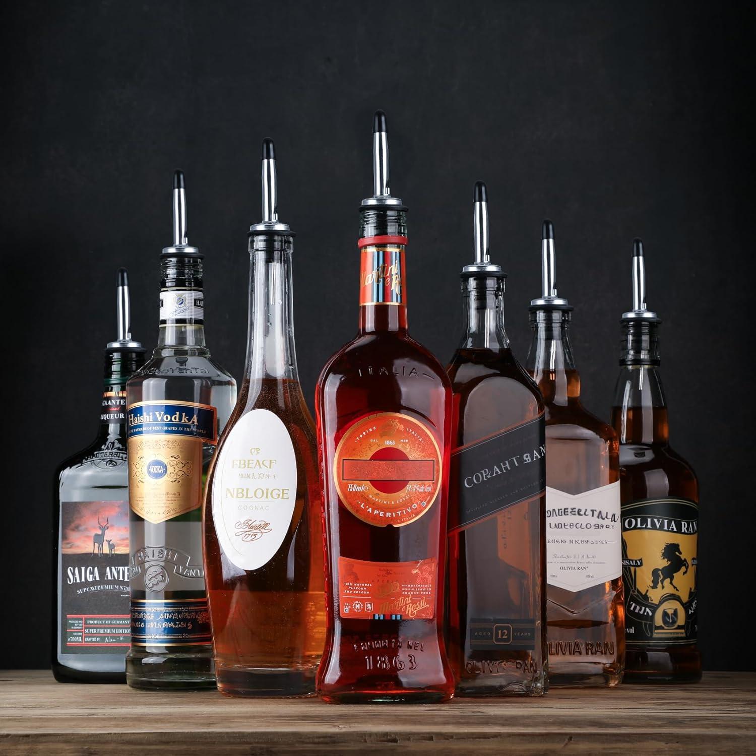 Vertedores de Licor AOZITA 12 Pack Acero Inoxidable 29.57ml