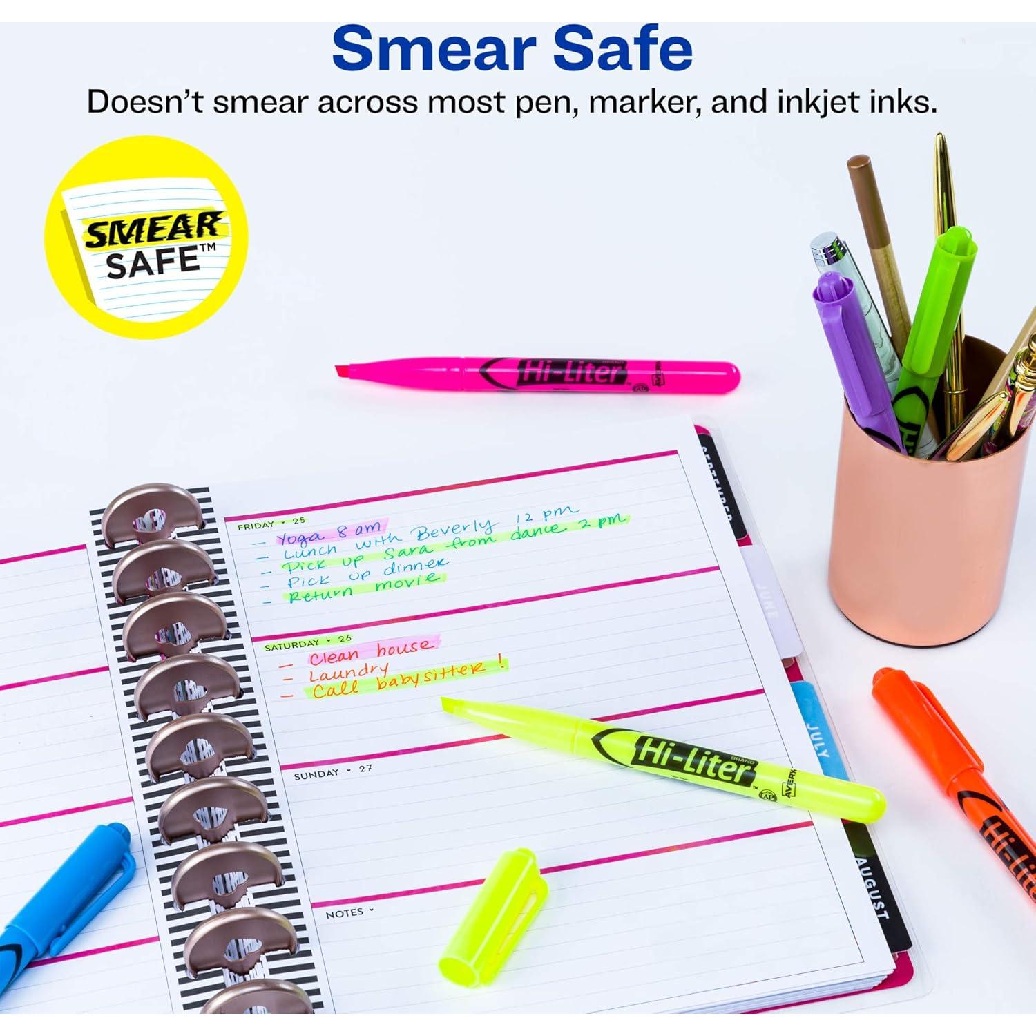 Marcadores Fluorescentes Avery Estilo Pluma, 36 Colores Asortidos