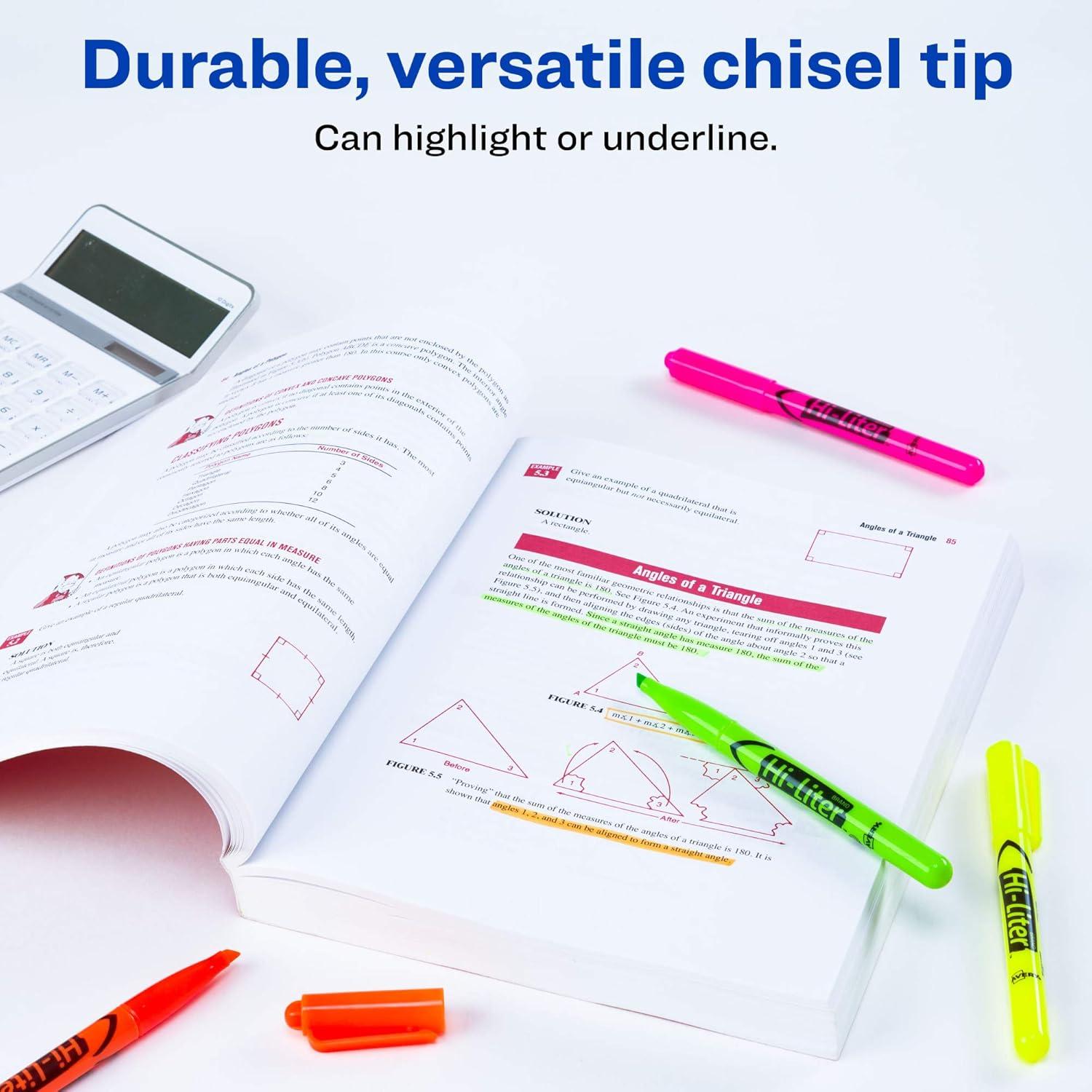 Marcadores Fluorescentes Avery Estilo Pluma, 36 Colores Asortidos