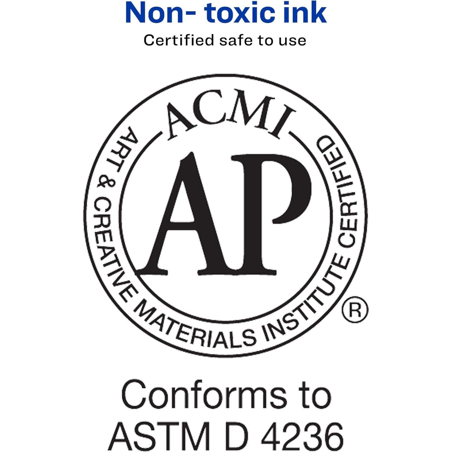 Marcadores Fluorescentes Avery Estilo Pluma, 36 Colores Asortidos