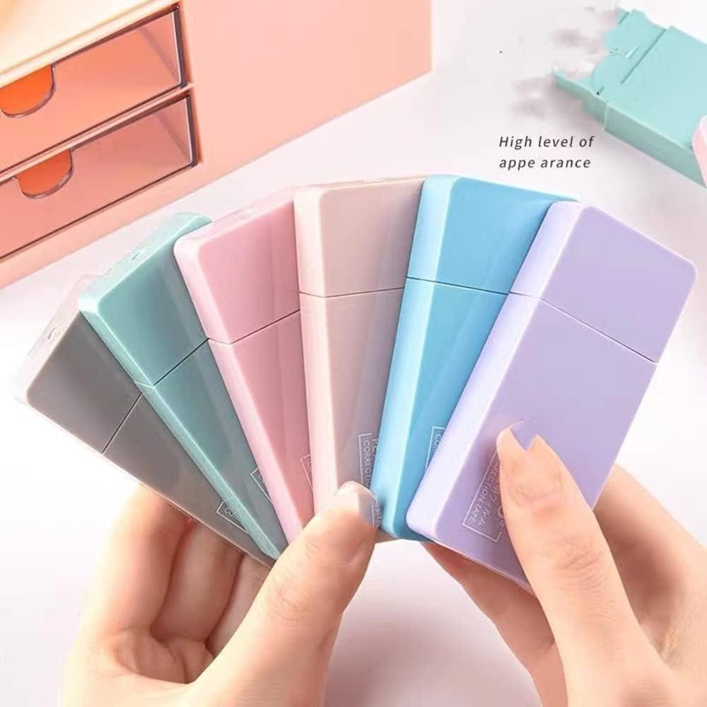 Cinta Correctora LOPURO 6 Pcs Color Pastel 5mm 36m