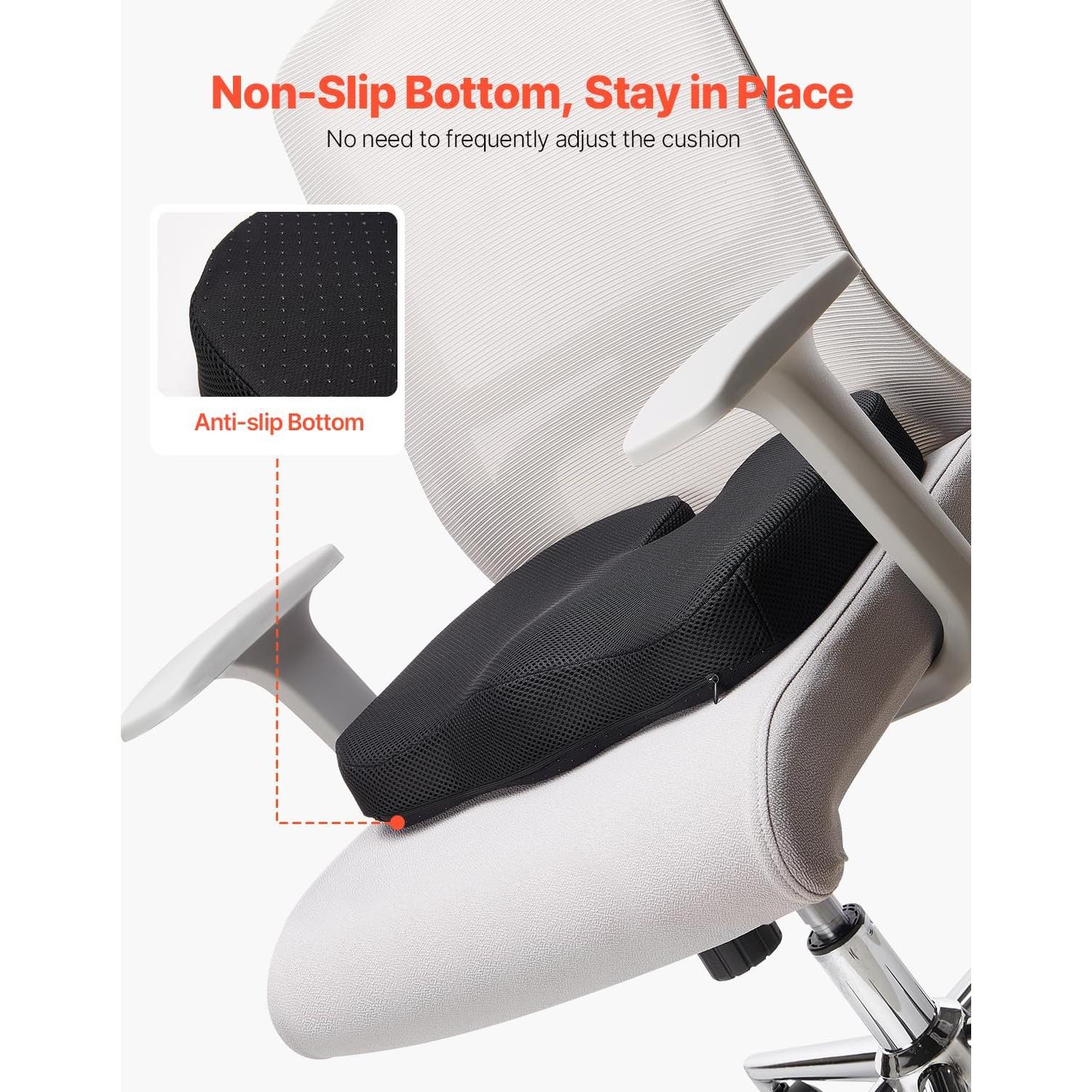 Cojín de Asiento VEVOR Gel y Espuma de Memoria 0.89 kg