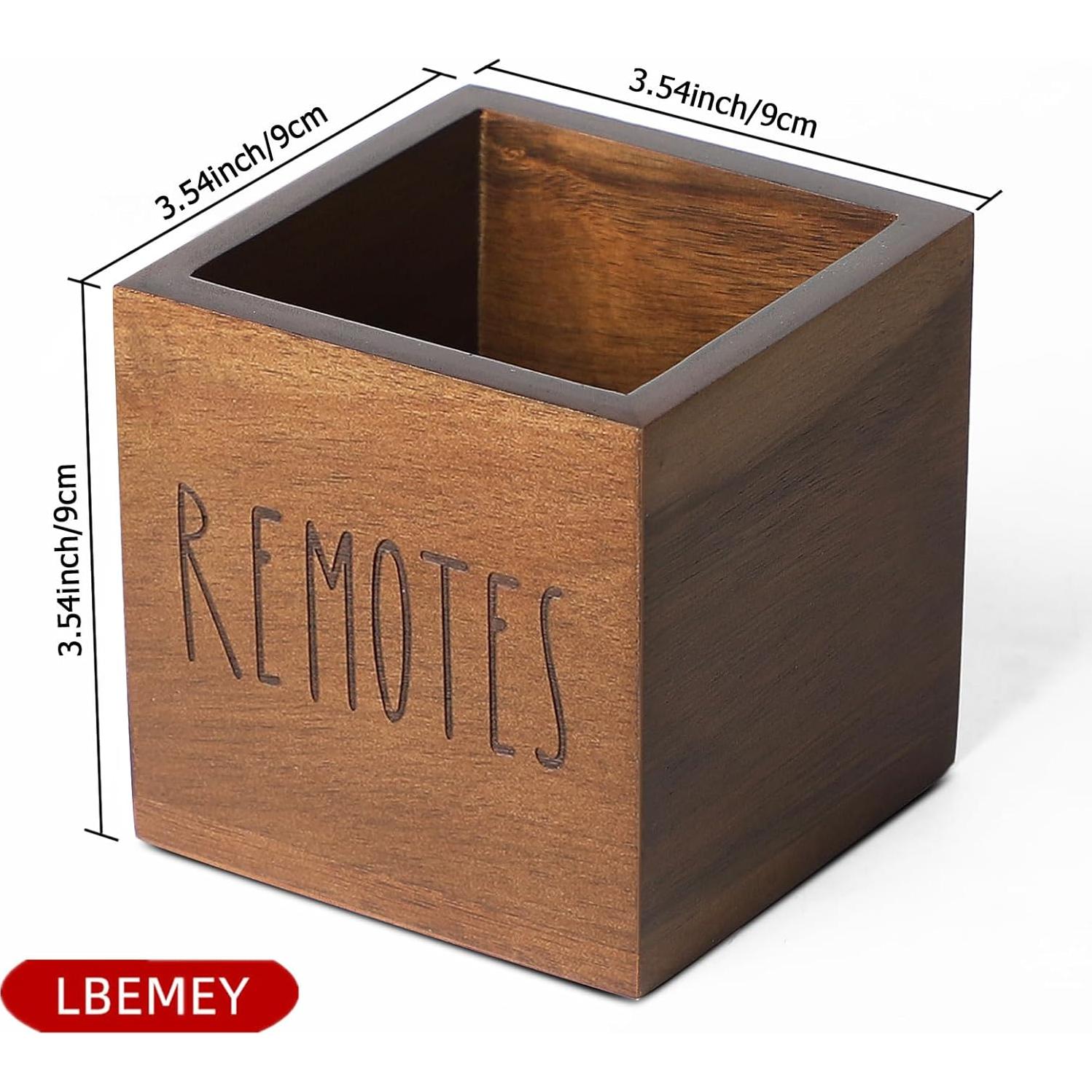 Soporte de Control Remoto de Madera Acacia LBEMEY S Marrón