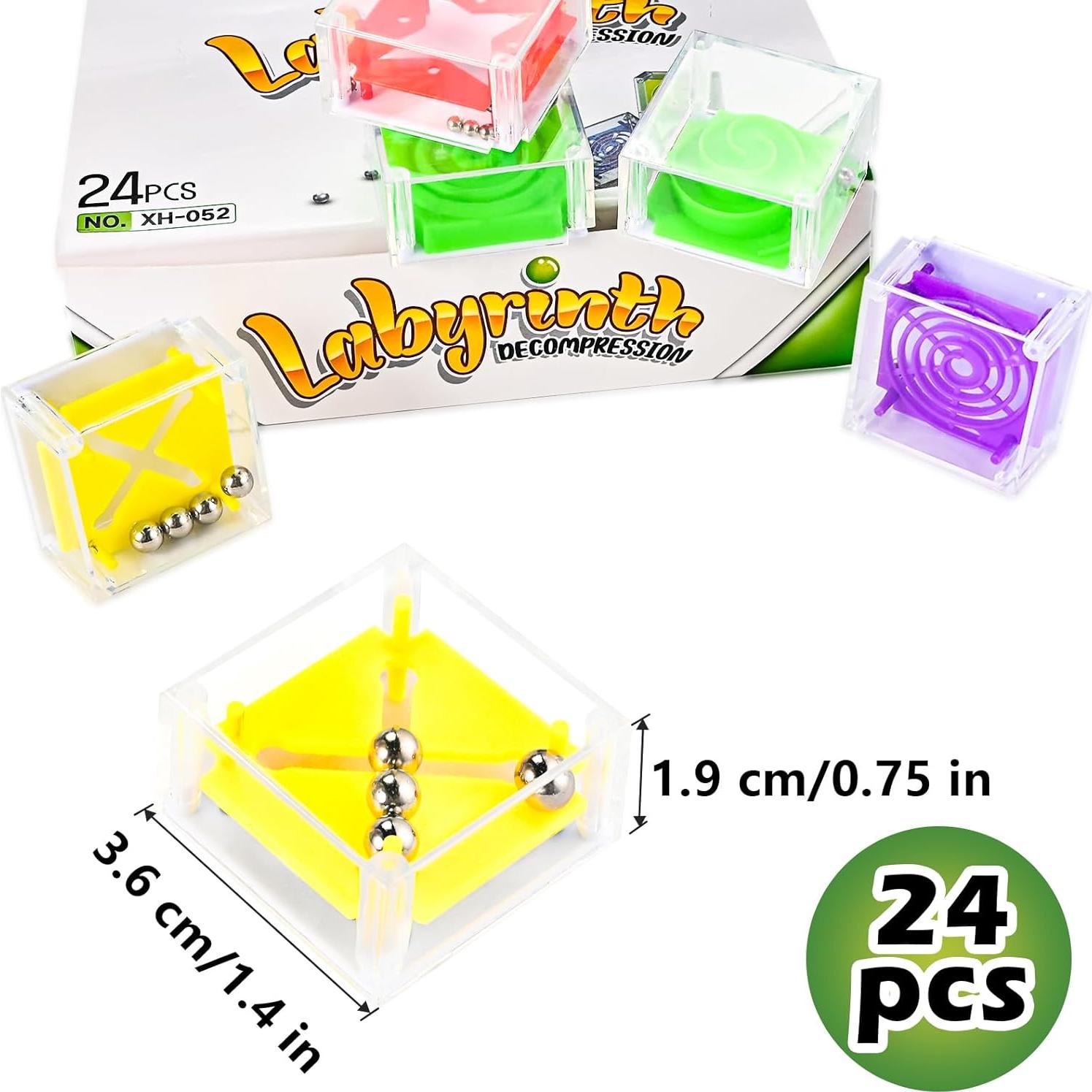 Juego de Laberinto IQ Balance GOLDGE - 24 Mini Cubos 3D