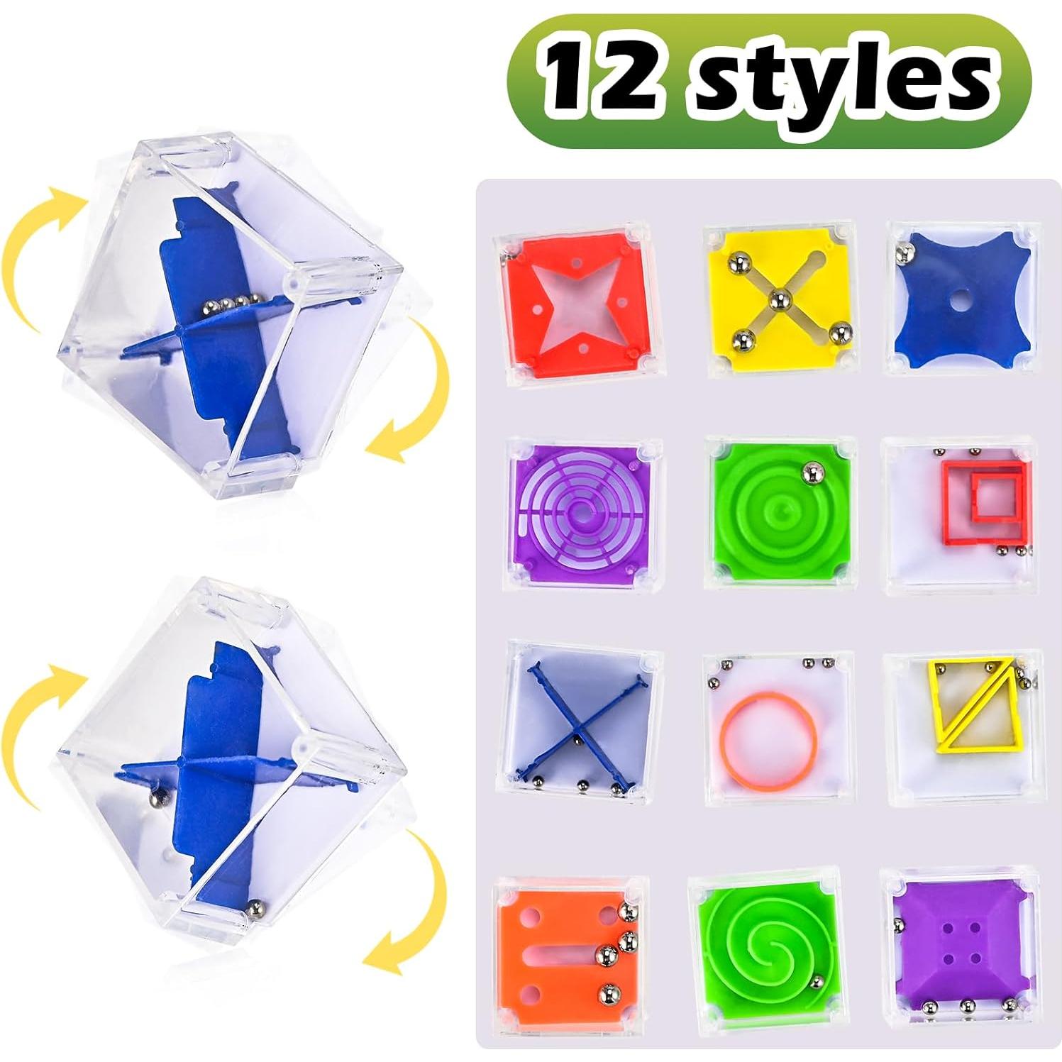 Juego de Laberinto IQ Balance GOLDGE - 24 Mini Cubos 3D