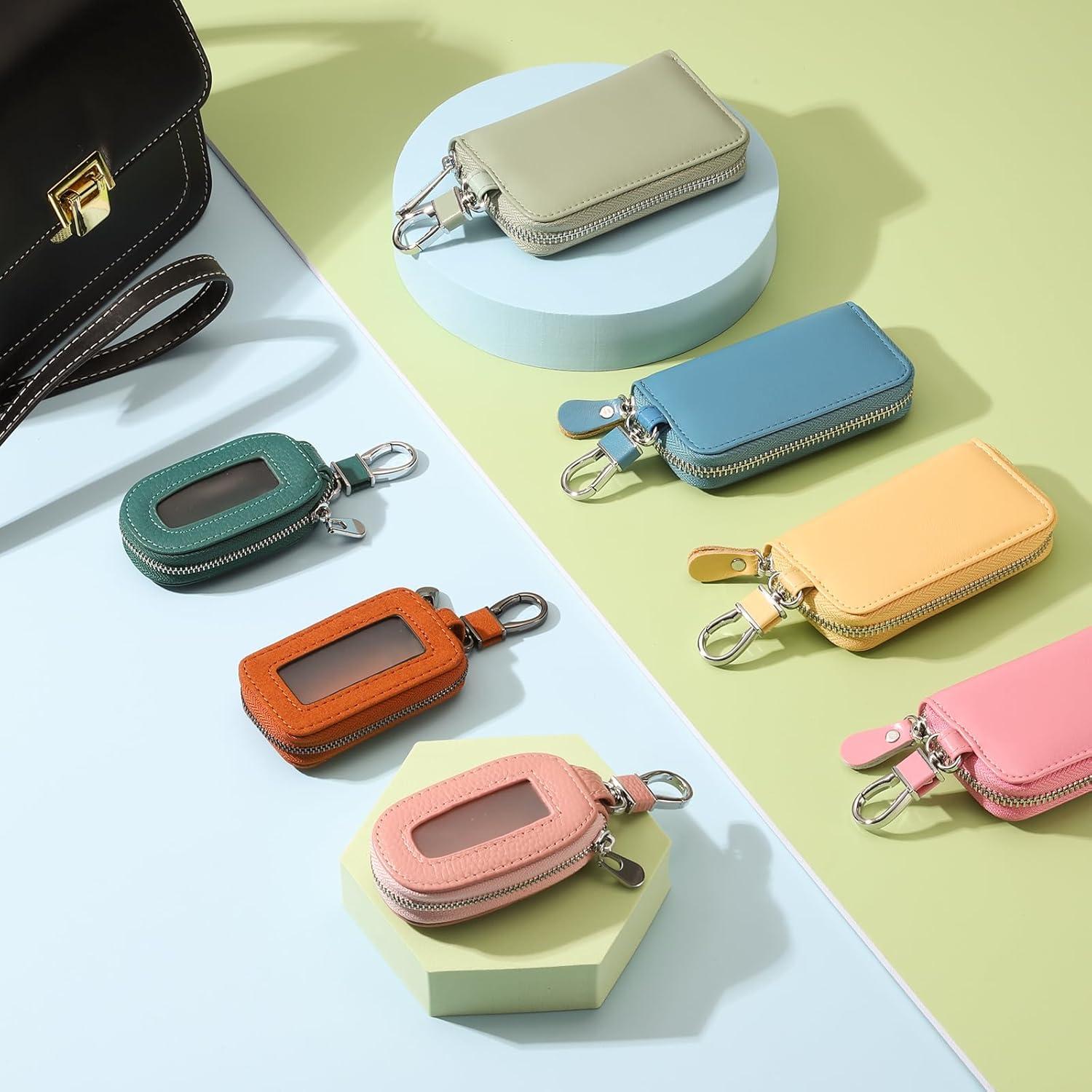 Funda de Llave de Coche HARFINGTON Cuero Negro Universal