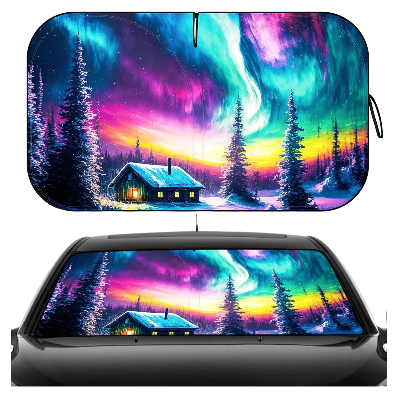 Protector Solar Plegable para Parabrisas Loiyadn 139.7x81.3cm