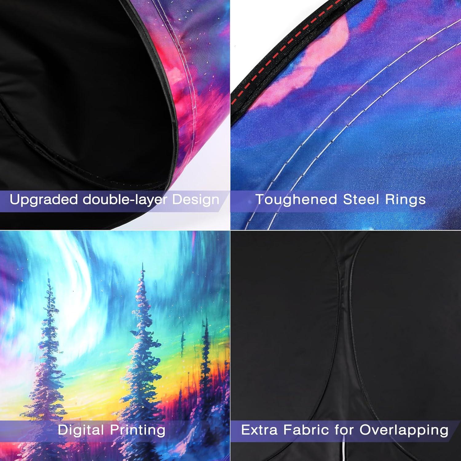 Protector Solar Plegable para Parabrisas Loiyadn 139.7x81.3cm