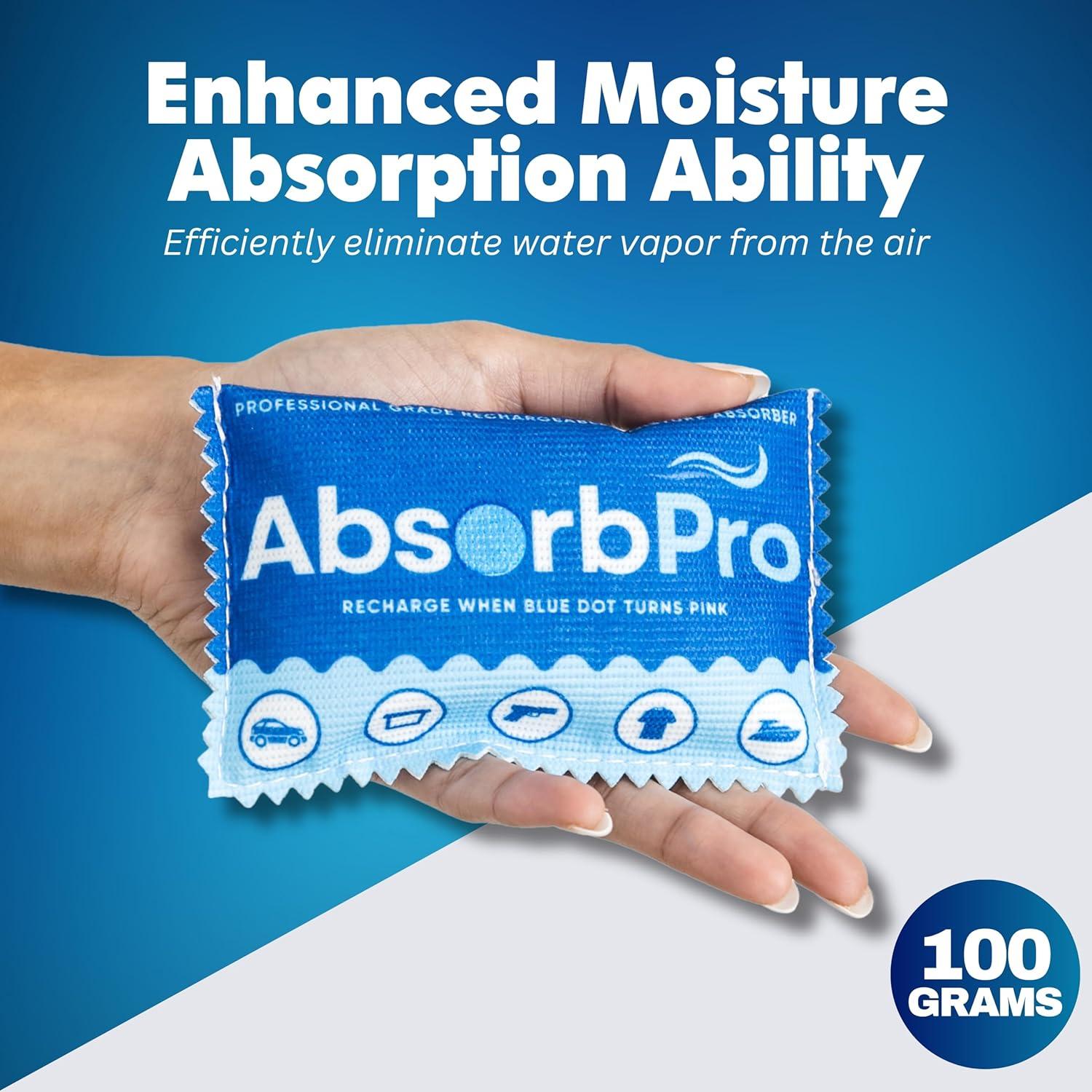 Bolsa Deshumidificadora Recargable Absorb Pro 100g - Gel de Sílice