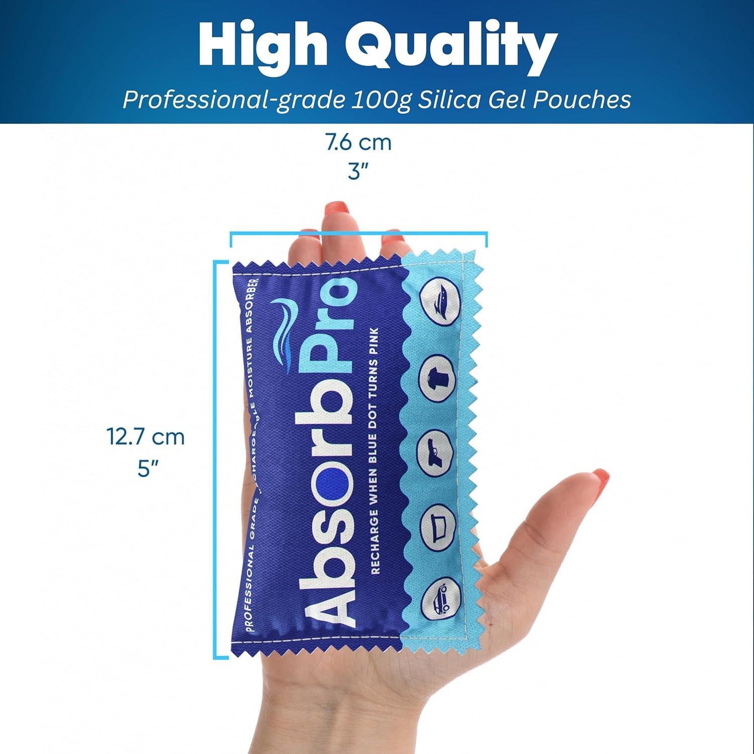 Bolsa Deshumidificadora Recargable Absorb Pro 100g - Gel de Sílice