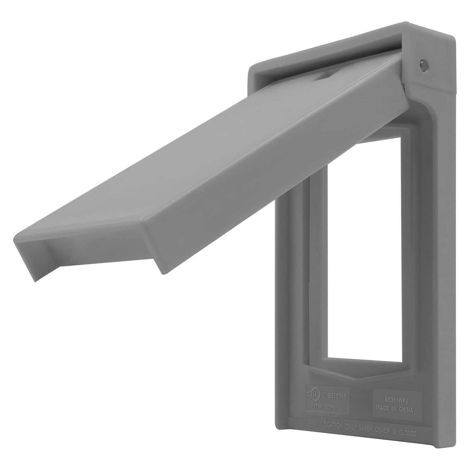 Placa de Pared Vertical ENERLITES 8831-WPV-GY Gris 1-Gang