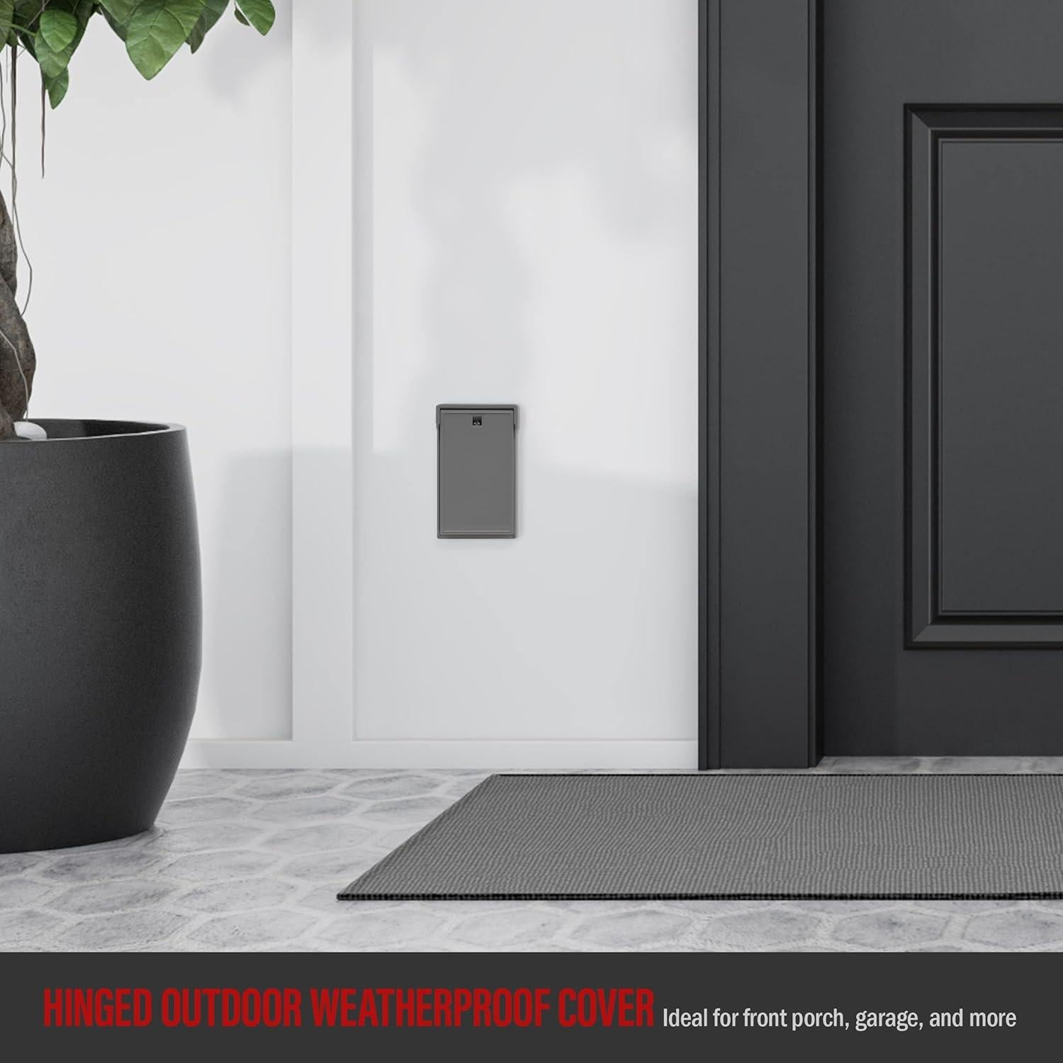 Placa de Pared Vertical ENERLITES 8831-WPV-GY Gris 1-Gang