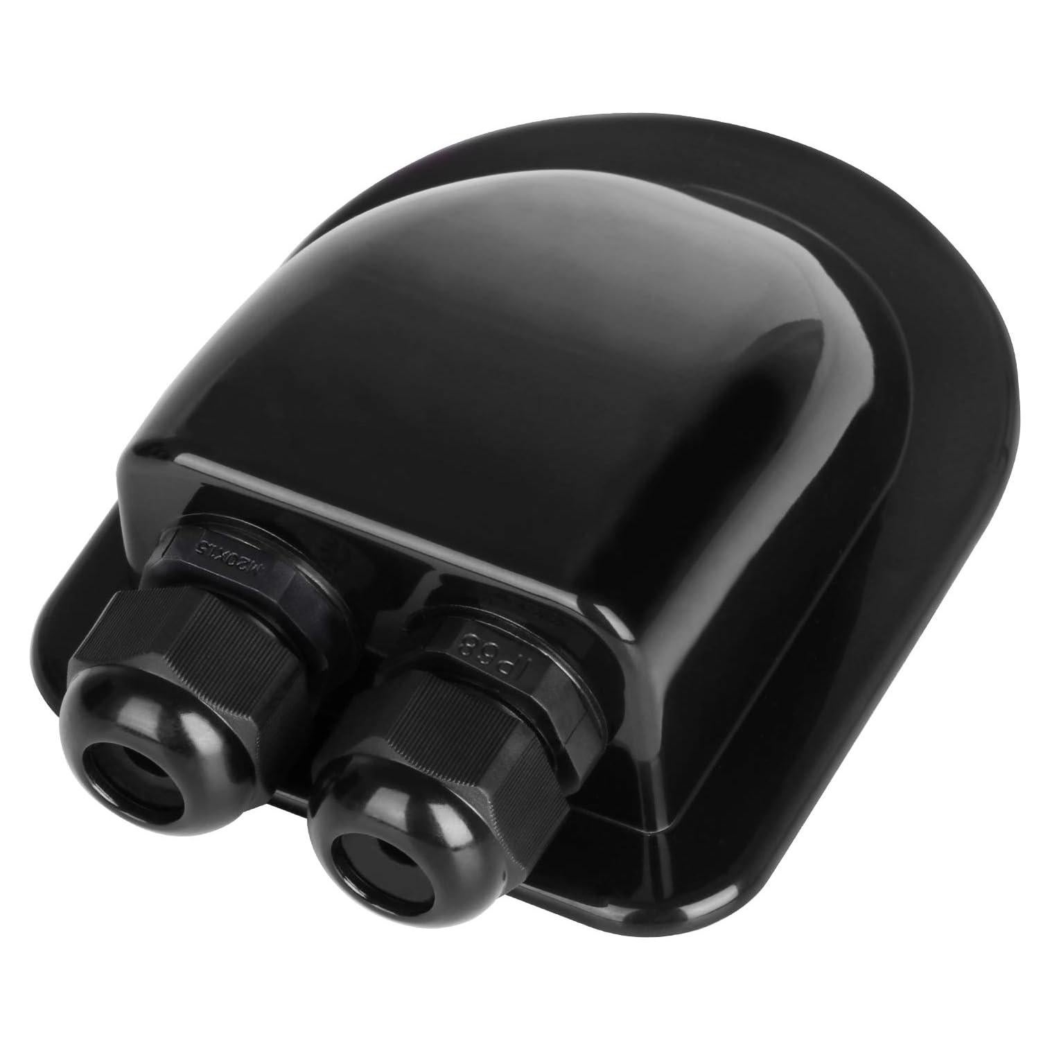 Caja de Entrada Doble Restmo IP68 para Paneles Solares Negra